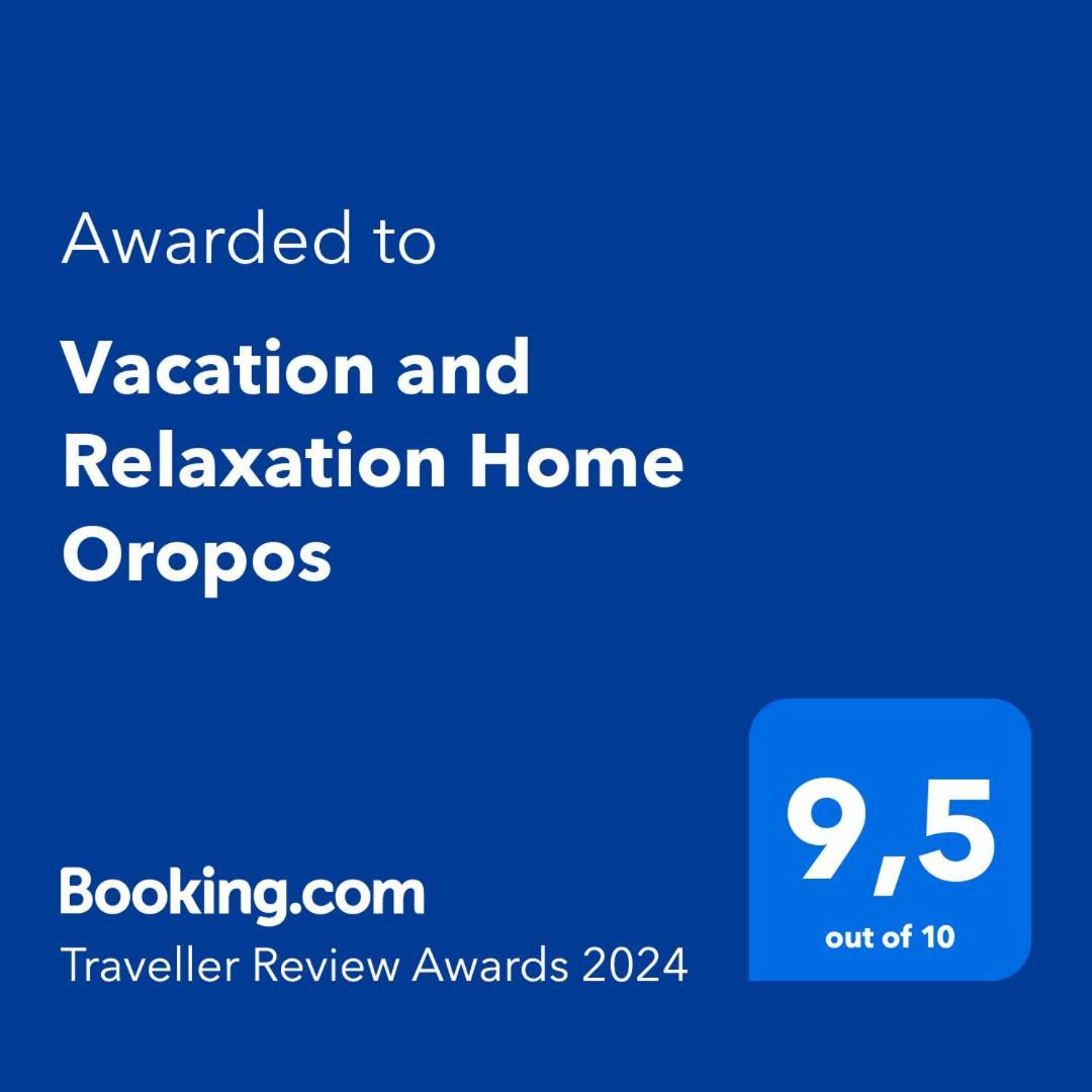 Vacation And Relaxation Home Oropos Nea Palatia Kültér fotó